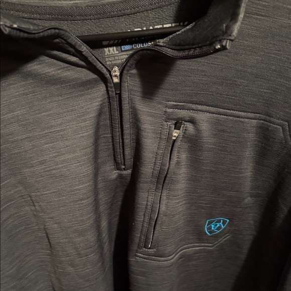 Men’s XXL Ariat Quarter-Zip Pullover with Logo - Picture 3 of 3
